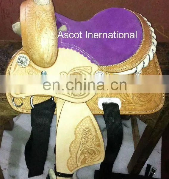 Hand Carved Western Horse Saddle