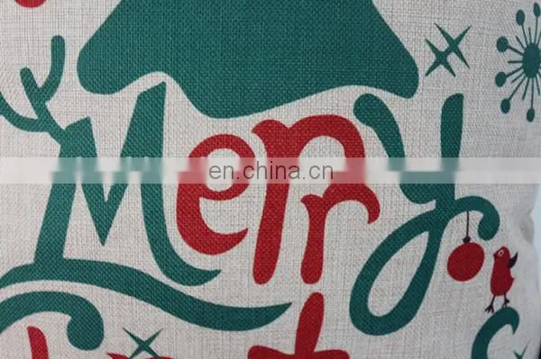 Christmas Decorative Pillow Cover Fashion Sofa Chair Car Seat Linen Cotton Custom Cushion Cover photo-3