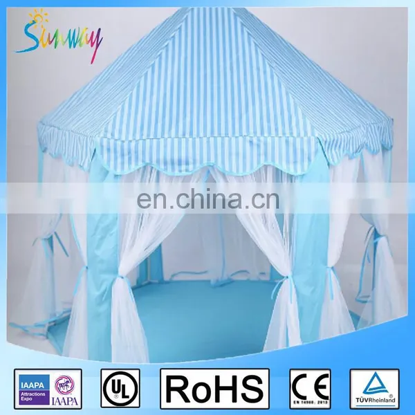 Pink Children Princess Castle Tent Kids Playing House photo-6