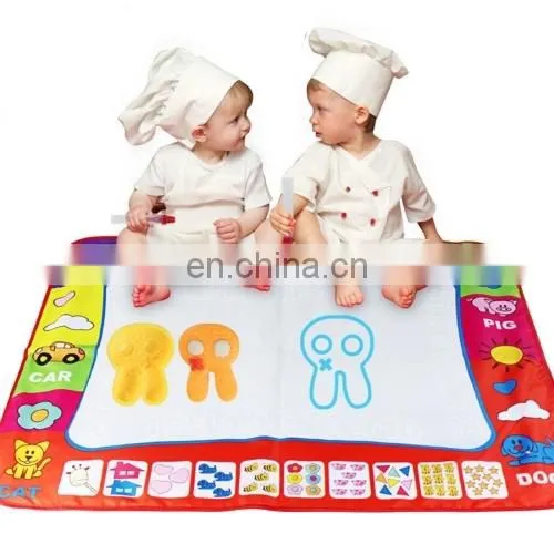 Dropshipping Children Rainbow Color Magic Doodle Water Drawing Mat With 2 Pen, Size: 80cm x 60cm photo-6