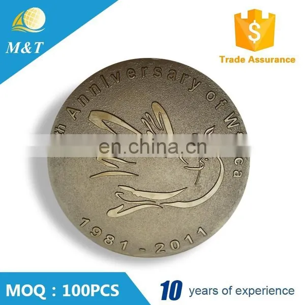 Custom Metal Antique Copper Die Casting Coin photo-2