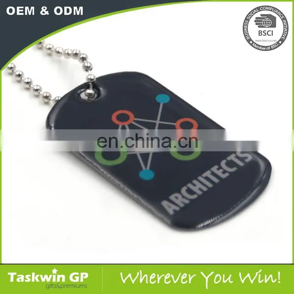 Low Wholesale Prices of Metal Military Ball Chain Retro Reflective Dog Tags photo-5