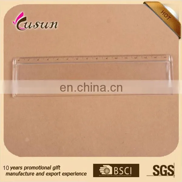 Promotional 15cm Clear Blank Plastic Straight Ruler With Round Corner photo-2