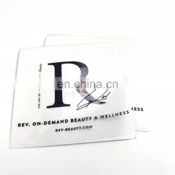 Custom Logo Waterproof Label Printing Clear/transparent Sticker photo-2