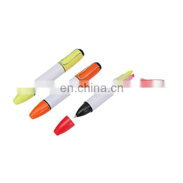 None -toxic Novel Multi Functional Stationery Highlighter With Ball Pen
