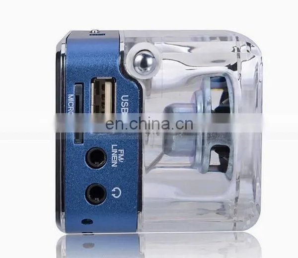 Antenna FM Radio 16G Memory MP3 Player Mobile Mini Portable Crystal Speaker photo-5