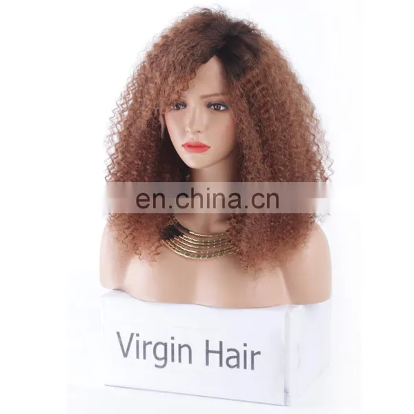 Youtube Sex Afro Kinky Curly Hair Lace Front Human Hair Wig photo-4