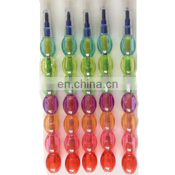 Stackable Bullet Crayon Multi-point Crayon 7 Pack