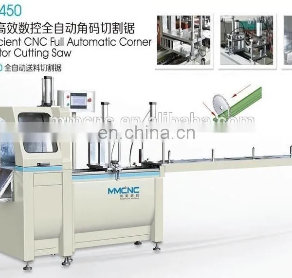 Window Machine.High Level CNC Full Automatic Corner Connector Cutting Machine photo-2