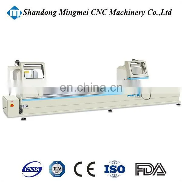 Aluminium and UPVC Profiles Semi-Automatic Double Head Cutting Saw Machine photo-6