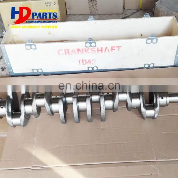TD42 Diesel Engine Steel Crankshaft 12200-65780 photo-3