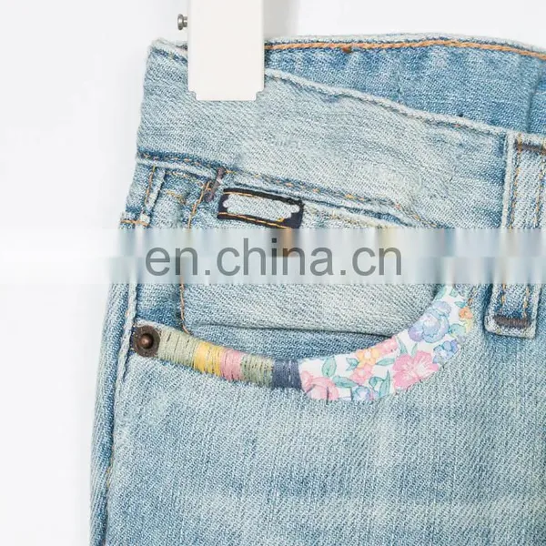 DiZNEW Fashion Children Pants Light Distressed Bule Denim Kids Boy Jean Pants photo-4