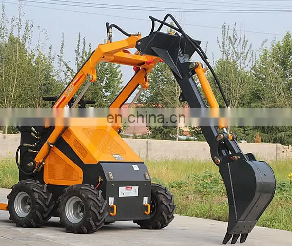 Mini Skid Steer Crawler Loader Moving Type photo-7