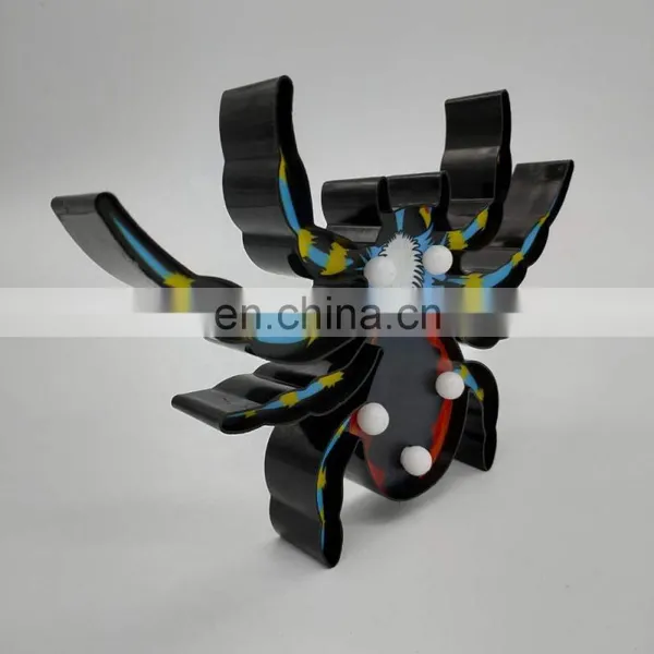 Custom Battery Operated Spider Shaped Table/Wall Lamp Night Light Marquee Lights For Halloween Decoration photo-3
