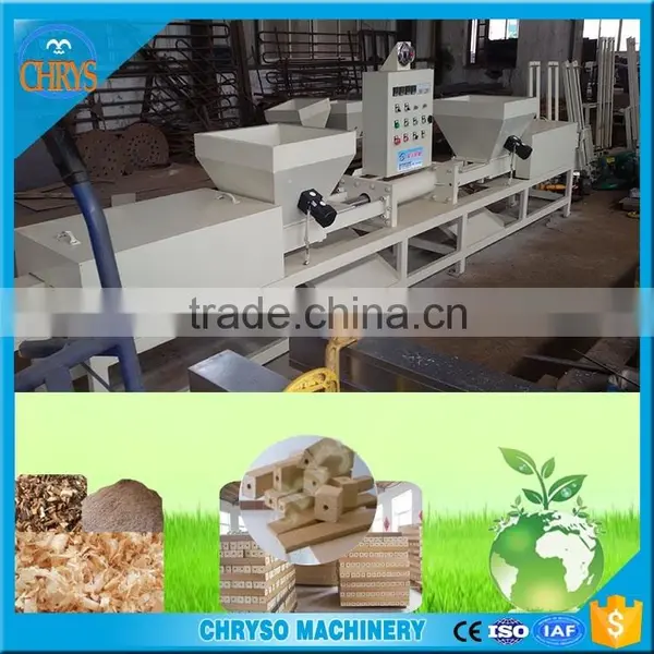 Environment Friendly Wood Sawdust Block Extruding Machine With Low Heat Consumption photo-4
