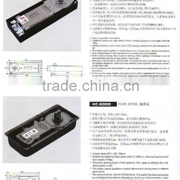 floor hinge series