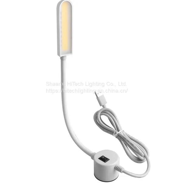 Stepless Dimmale LED Table Lamp Eye-Protected Students Reading Light COB LED Silicone Hose Strong Magnet Base LED Desk Lamp photo-2