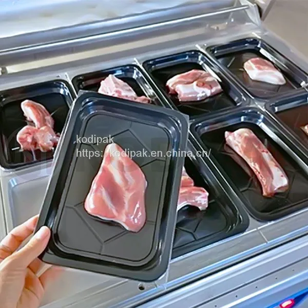 Salmon Vacuum Skin Packing Machine форель вакуум - упаковочная машина photo-4