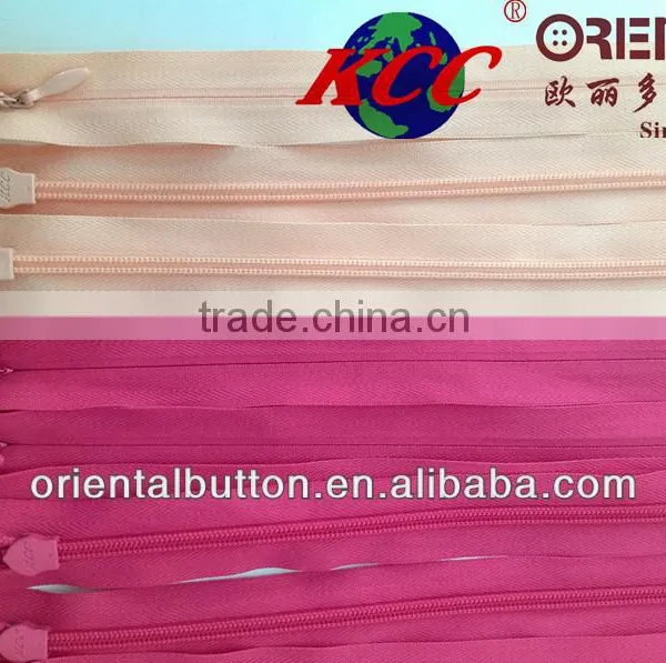 4# Invisible Zipper/ Dyeable Tape KCC Zipper Hot photo-2