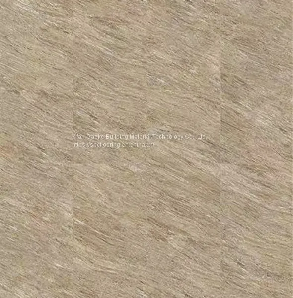 GKBM Greenpy MJ-S6011 Home Deco Fireproof Click Amber Stone Composite SPC Flooring photo-3