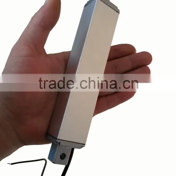 Mini Square Tubular Linear Actuator With in Line 12V DC Motor as Window Opener for Shutter Lift