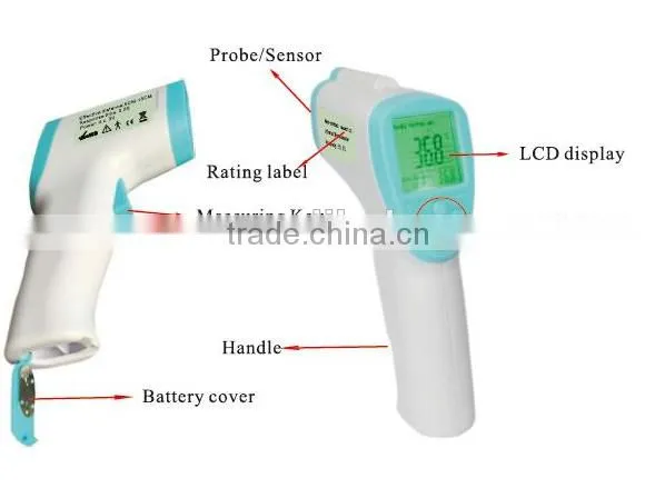 Digital Multi-Function Non-contact Infrared Kids Thermometer for Forehead Temperature Gun photo-2