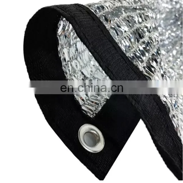 Carport Aluminum Shade Covers Car Sun Protection Silver Foil Shade Net Shading Net for Greenhouse Shade Sails photo-3