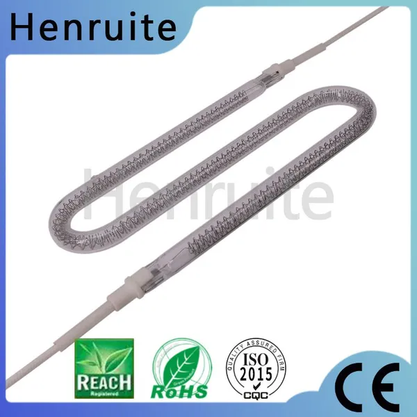 S Shape Infrared Halogen Heat Lamp Medium Wave Lamp Halogen Tungsten Heating Element photo-2