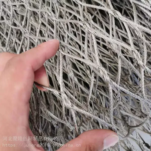 Galvanized High-Strength Stainless Steel Wire Rope Mesh for Zoo Animal Enclosures photo-4