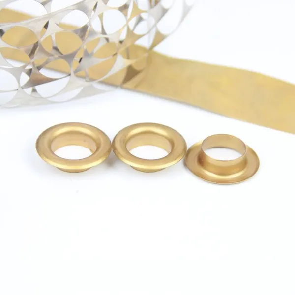 Metal Grommets Eyelets Gold Eyelet for Bag Shoes and Garment Accessories photo-5