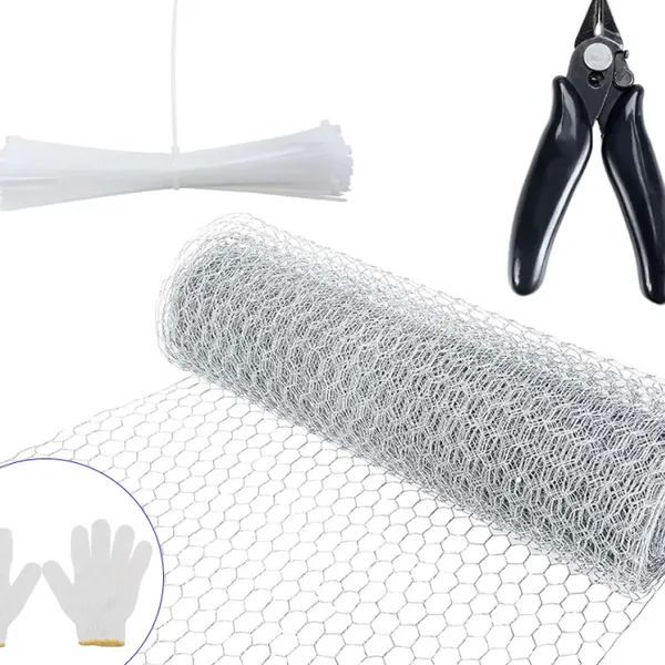 PVC Coated Chicken Wire Fence for Feeding Rabbits Factory Direct photo-4