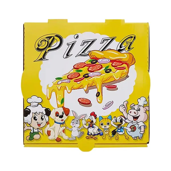 Customized Recycled Corrugated Board Pizza Box photo-4