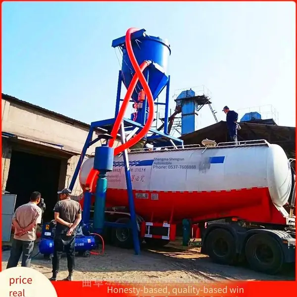 Self-priming Pneumatic Fly Ash Conveyor, Chemical Powder Conveyor, Ash Cleaning and Loading Machine for Cement Plants photo-3