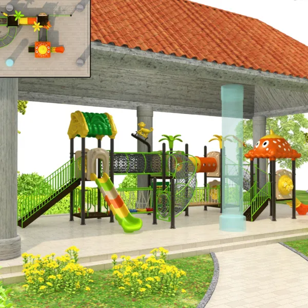 Popular Non-powered Amusement Facilities in Parks and Scenic Spots. Customized Non-standard Outdoor Children's Playgrounds photo-4