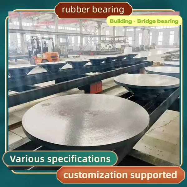 Bridge Engineering Plate-type Rubber Bearing GJZ Rectangular Bridge Bearing Circular Building Venue Seismic Isolation Basin-type Bearing photo-4