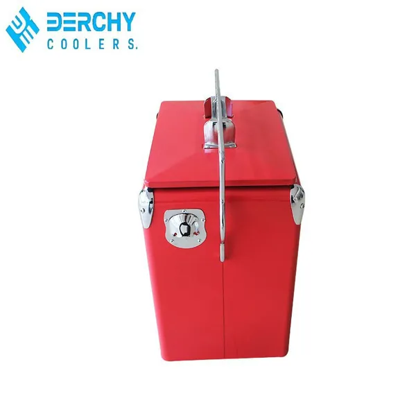 17L PP Cooler Box Vintage Cooler Bag Ice Box Wine Cooler Rolling Chiller Customizable Insulated Promotional Gift Wine Fridge photo-3