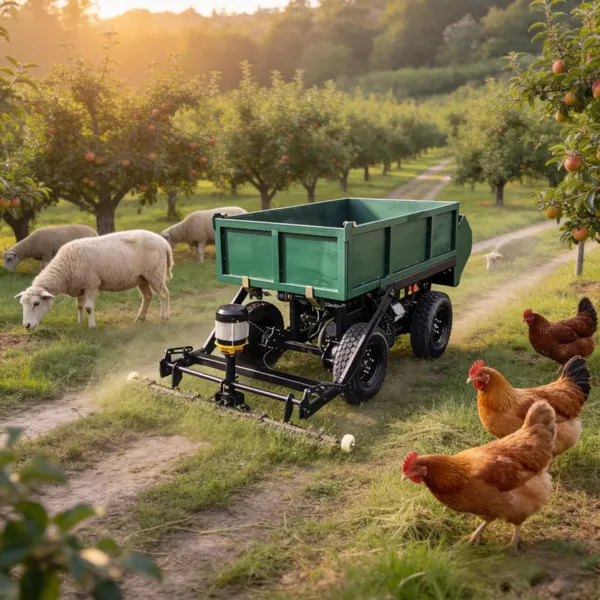 Other Material Handling Equipment CE EPA Approved Grass Mower SLDP680 680kg Mini Dumper for Vineyards