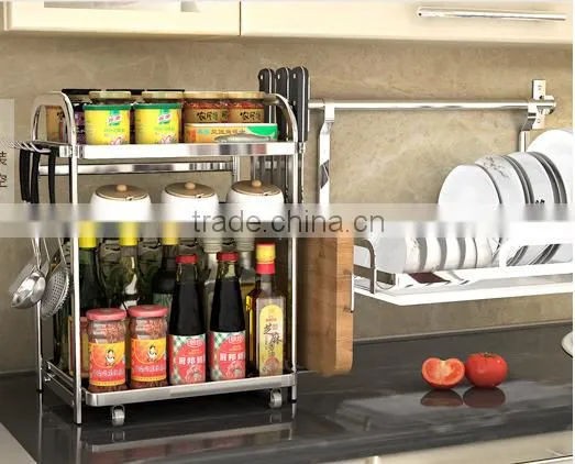 Width 269mm Stainless Kitchen Rack photo-4