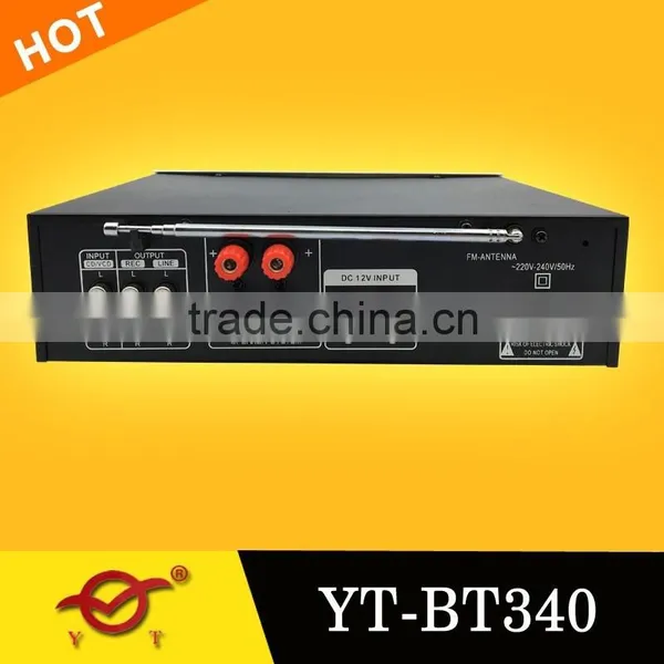 Professional Amplifier 2 Channels Bluetooth Speaker YT-BT340 photo-3