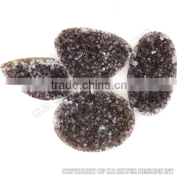 Natural Druzy,superb Quality Shining Druzy,loose Druzy for Silver Necklace,fashion Jewelry Gemstones photo-2