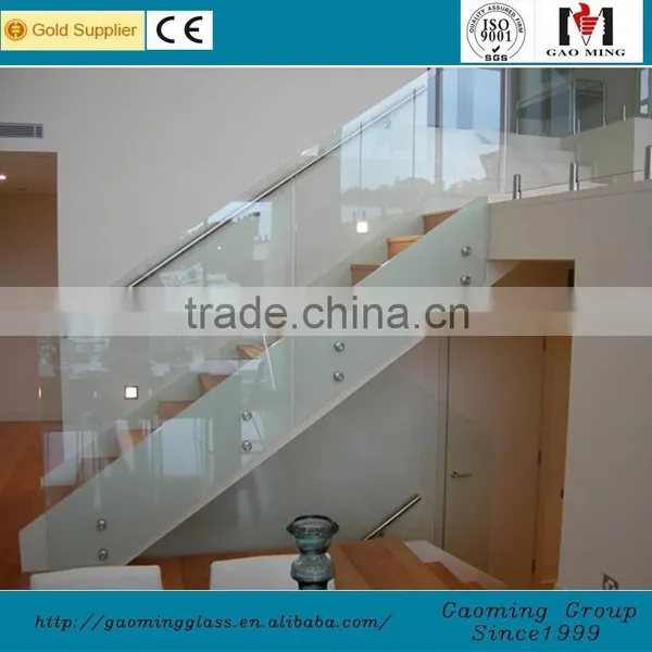 Golden Supplier for 11 Years Popular Design Frameless Glass Deck Railing With High Quality GM-C289