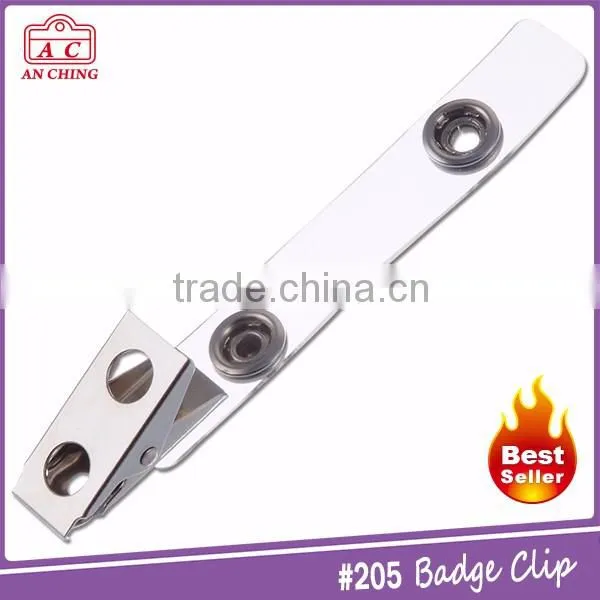 Metal Bulldog Clip for Badge Holder With Customized Hole Size photo-6