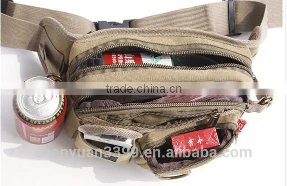 Hot Sale High Quality Canvas Waist Packs Outdoor Sports Belt Bag Portable Ultra-large Capacity Men And Women Waist Bag photo-4