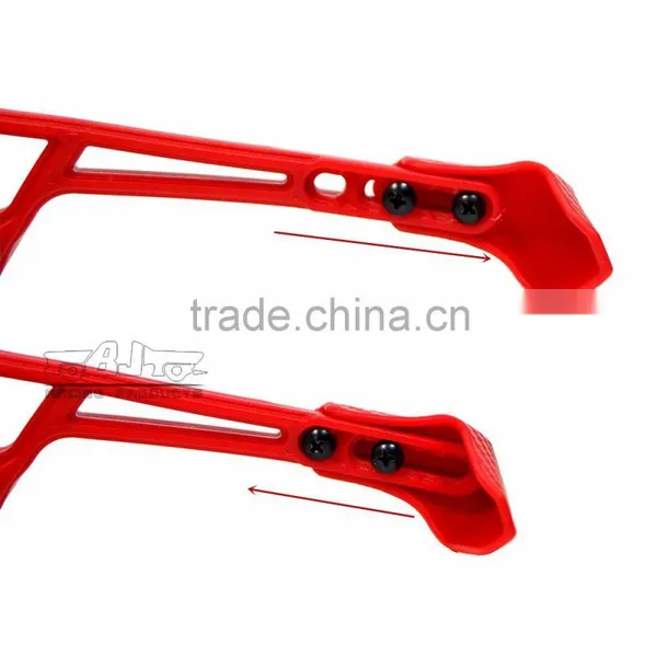 BJ-LG-004 Manufacture Red Bent Style Plastic Motorcycle Lever Guard Protector photo-5