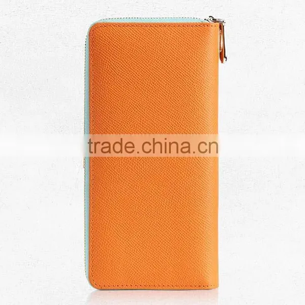 2015 New Design Promotion Pretty Leather Zipper Women Wallets With Card Slots Quality Choice photo-3