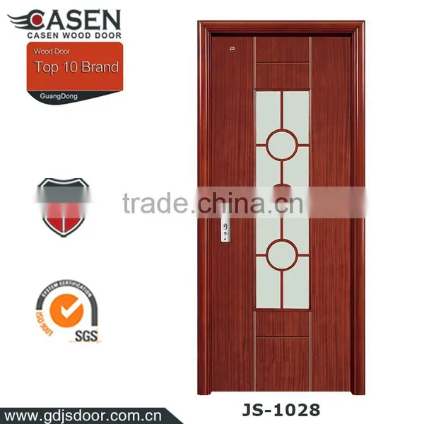 China Supplier New Fashion Design Interior Frosted Shatterproof Glass Bathroom Door for Home Decoration photo-3