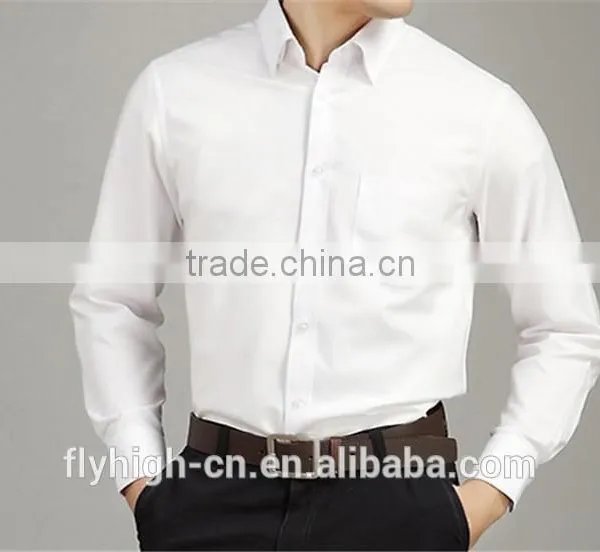 Formal Office Wear Shirts for Men White Shirts Custom Made in China photo-2