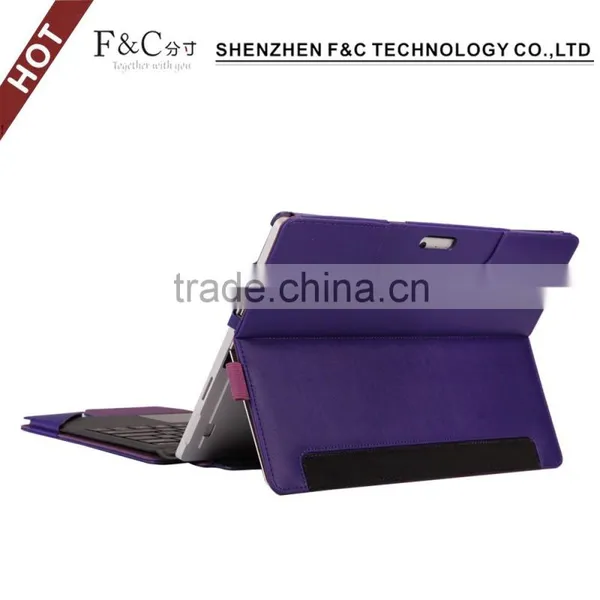 2016 Manufacture Wholesale High Qulity Hot Selling Flip Leather Tablet Case for Surface Pro 4 photo-2