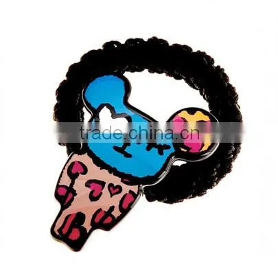 New Scrunchy Headwear High Elastic Hair Rope Korea Cartoon Hair Band Head Hair Accessories Rubber Band photo-3
