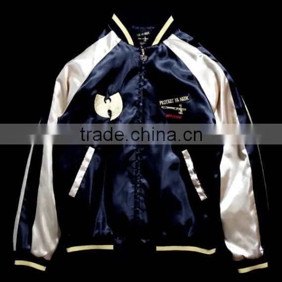 College Satin Jacket,custom Made Satin Jacket,satin Jacket Customized Made Baseball photo-5